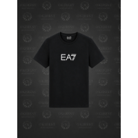 Футболка мужская EA7 Emporio Armani с логотипом, черная