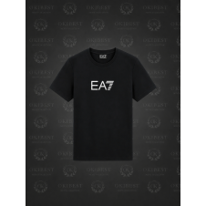 Футболка мужская EA7 Emporio Armani с логотипом, черная